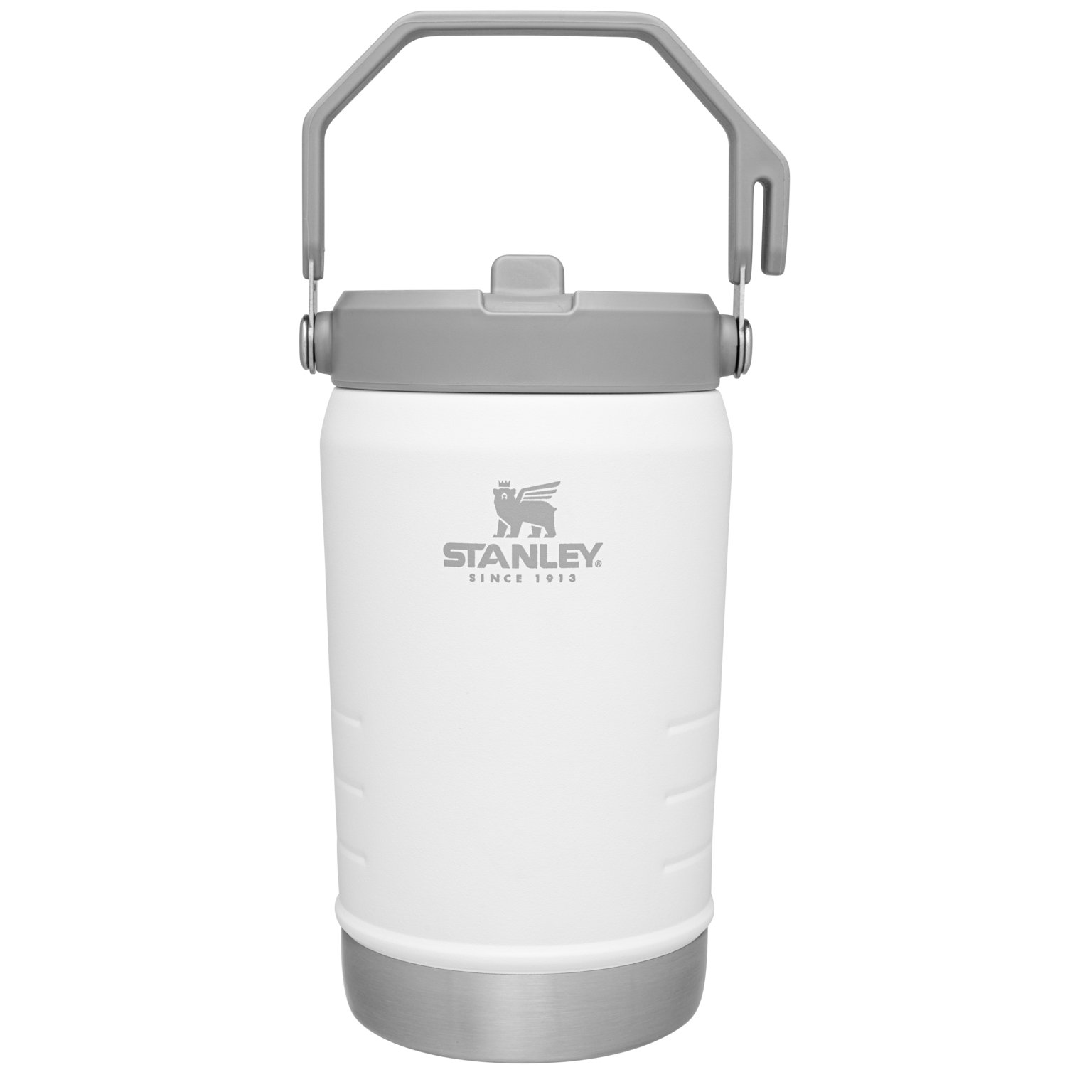 Stanley IceFlow 40 oz Stainless Steel Tumbler in Polar White with Flip Straw Lid