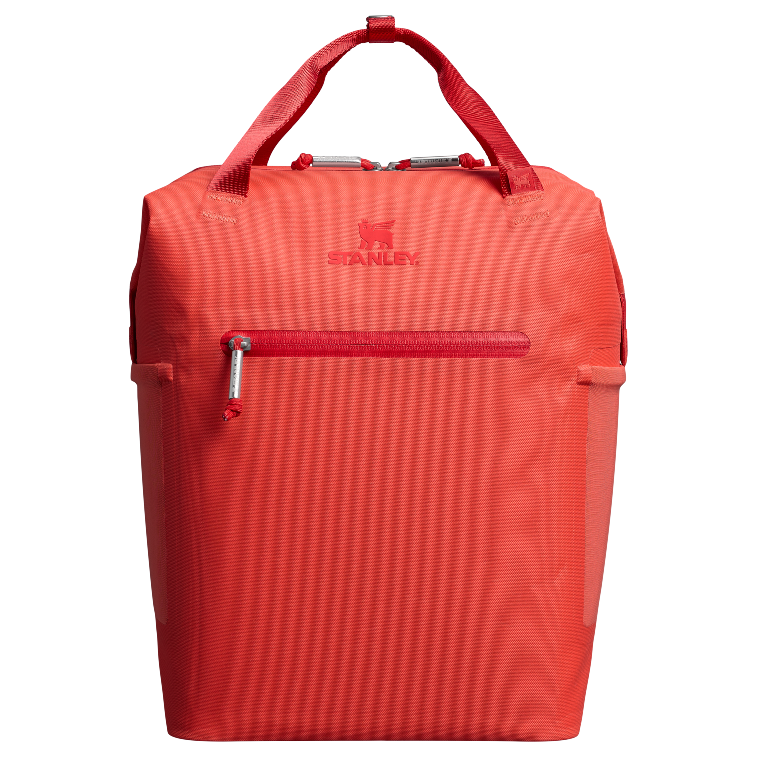 Stanley 14 Quart All Day Madeleine Mini Soft Sided Cooler Backpack In Hot Coral Red