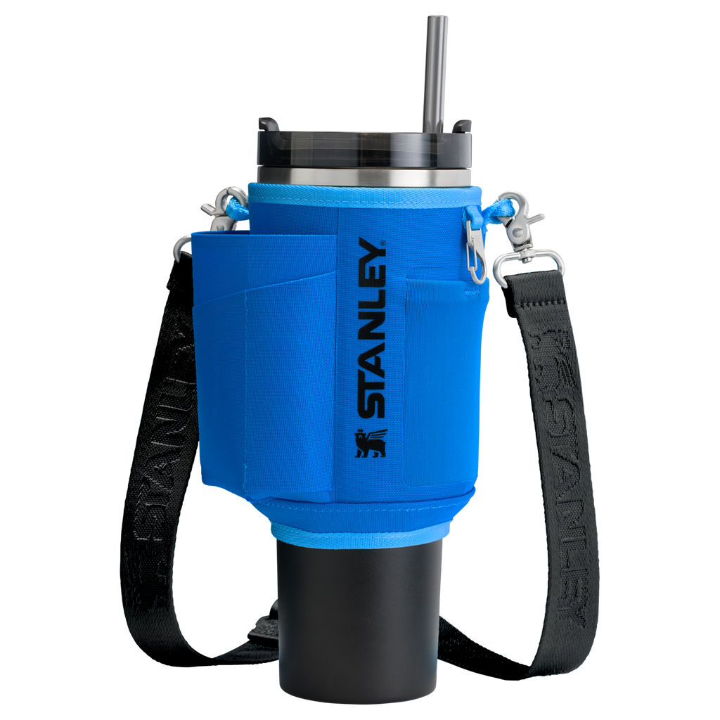 Stanley Carry-All 40 oz Quencher with Detachable Crossbody Straps  in Azure blue