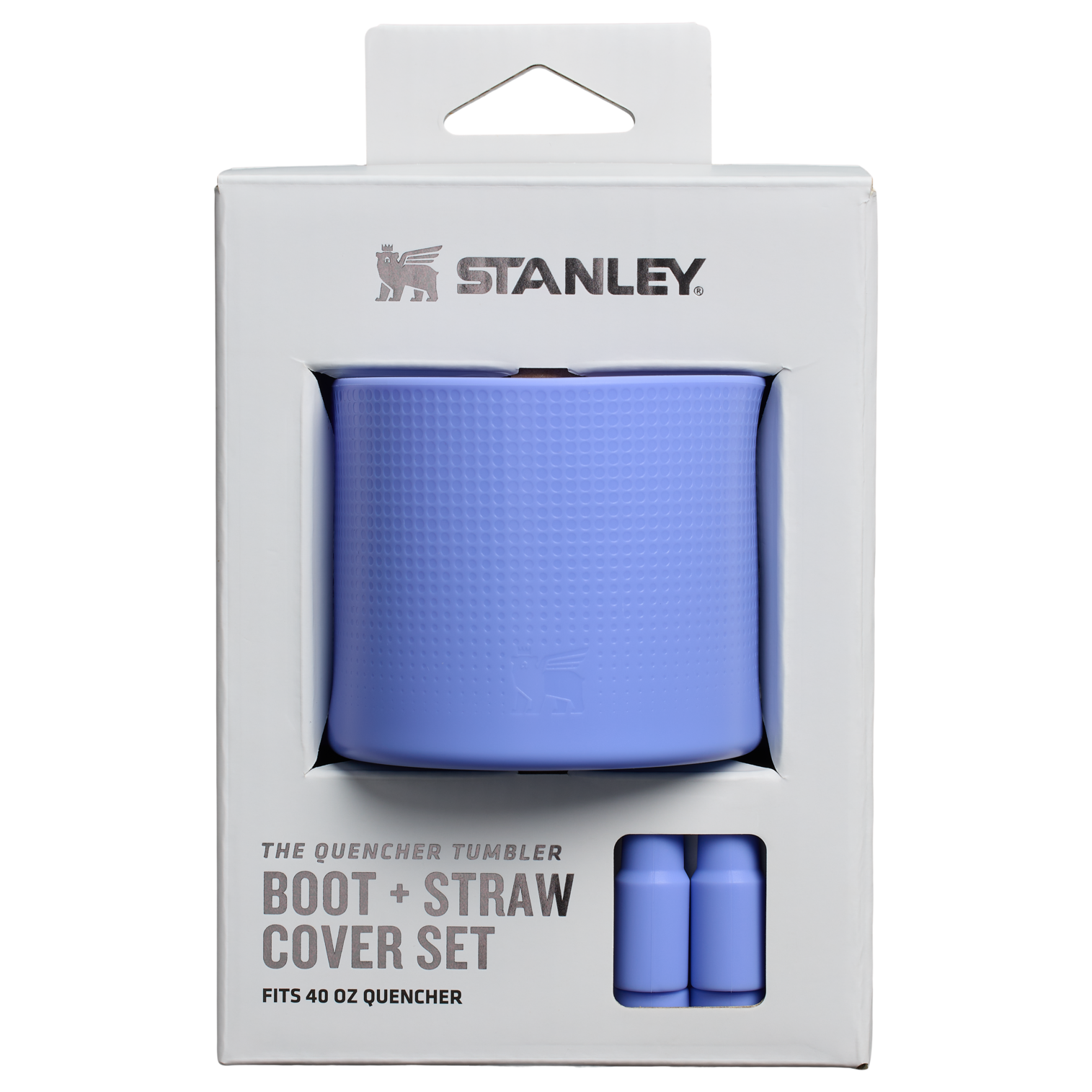 Stanley Quencher Tumbler Boot & Straw Cover For 40 OZ Cups In Hydrangea Purple